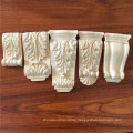 decorative unfinished rubber wood Simple Acanthus Leaf Corbel